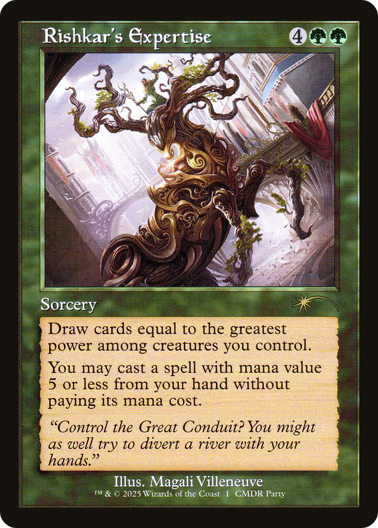 Rishkar's Expertise (Retro Frame) (WPN-001) [Wizards Play Network 2025] Foil