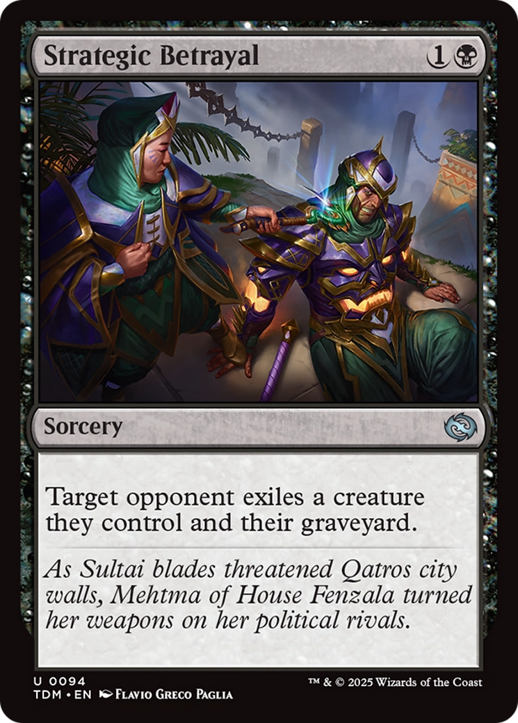 Strategic Betrayal (TDM-094) [Tarkir: Dragonstorm]