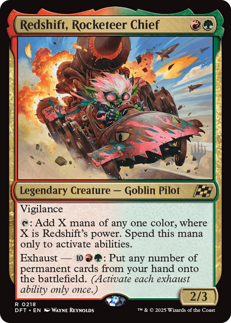 Redshift, Rocketeer Chief (PPDFT-218) [Promo Pack: Aetherdrift]