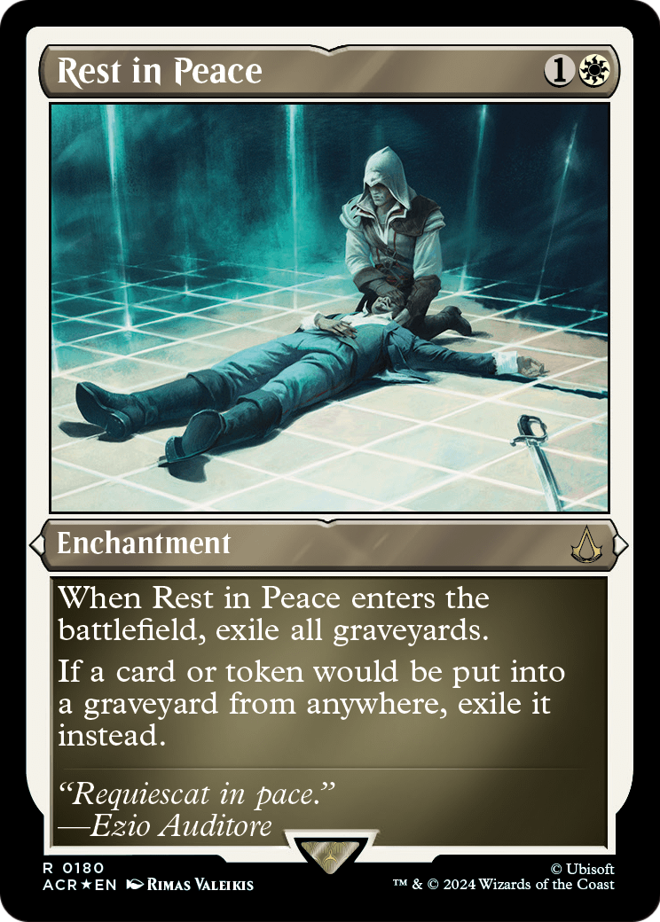 Rest in Peace (Foil Etched) (ACR-180) [Assassin's Creed] Foil