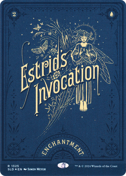Estrid's Invocation (SLD-1325) (Borderless) [Secret Lair Drop] Foil