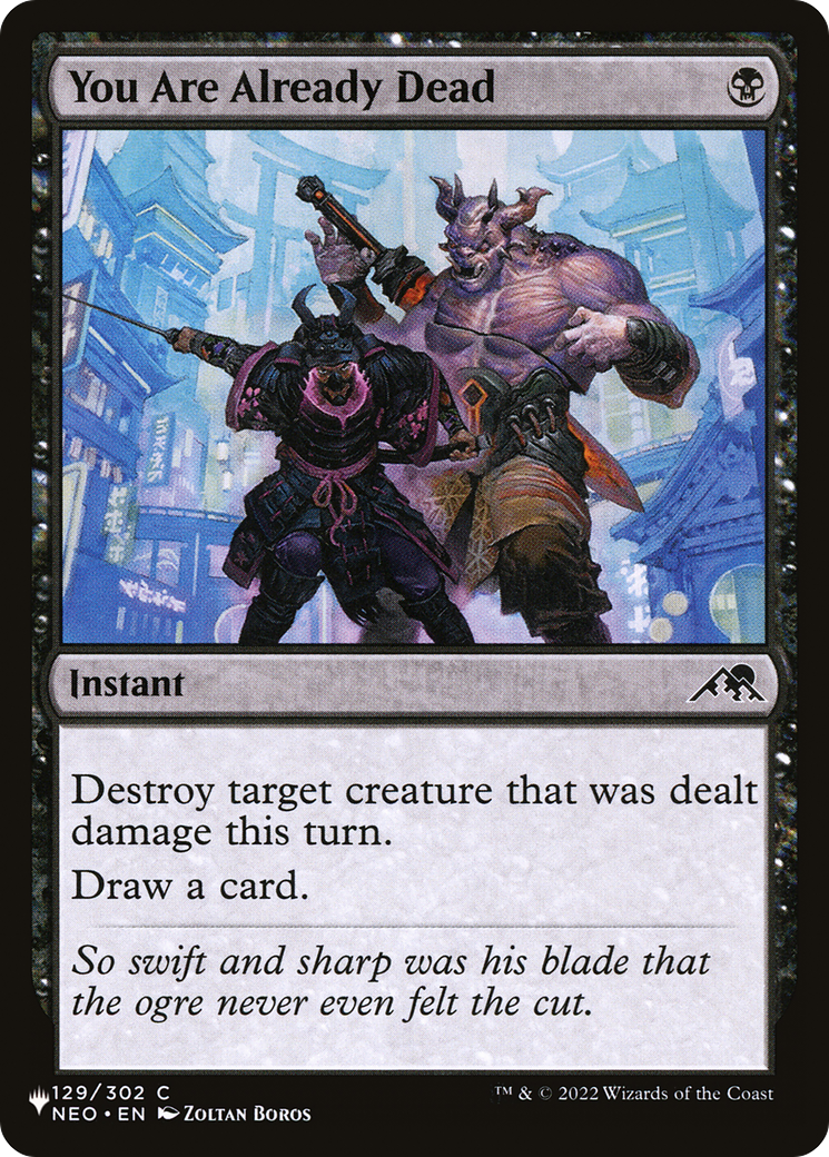 You Are Already Dead (LIST-129/302) [The List]