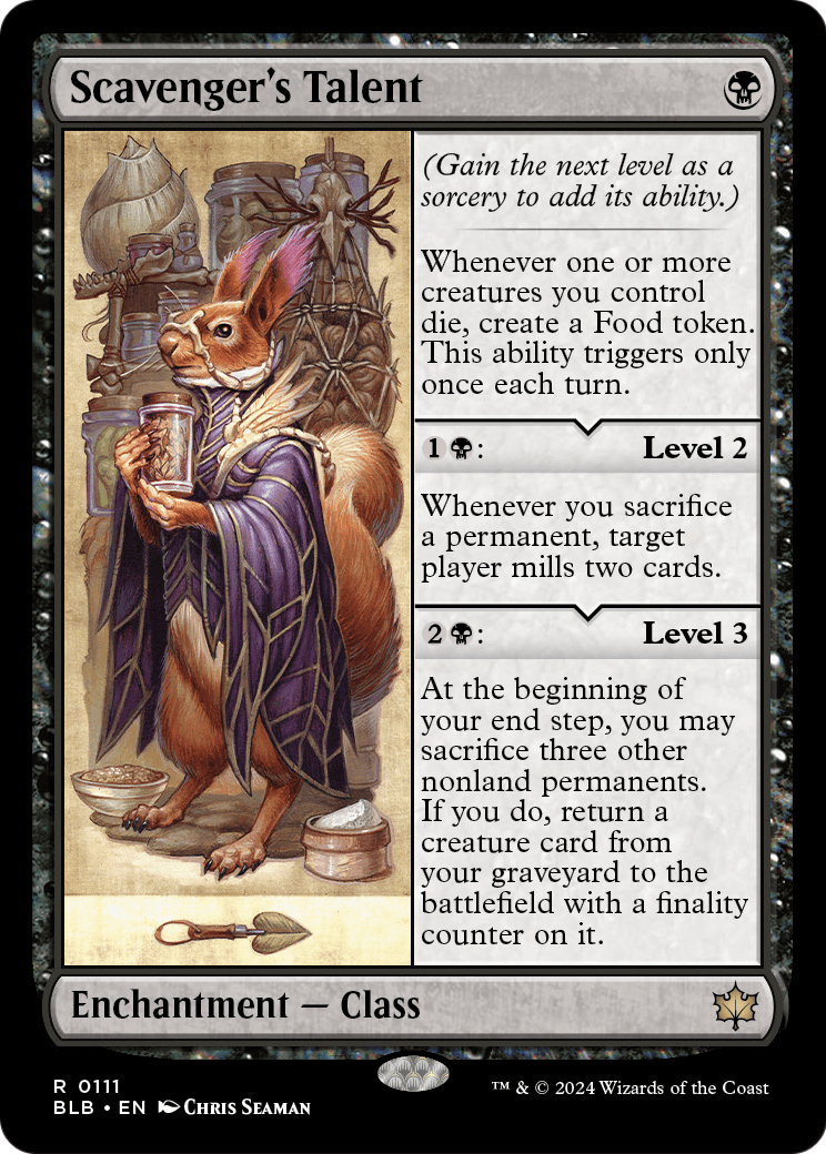 Scavenger's Talent (BLB-111) [Bloomburrow] Foil