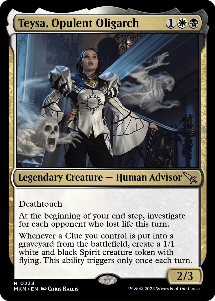 Teysa, Opulent Oligarch (MKM-234) [Murders at Karlov Manor]