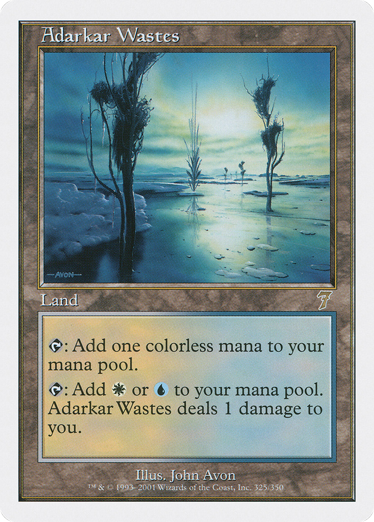 Adarkar Wastes (7ED-325) [7th Edition] Foil