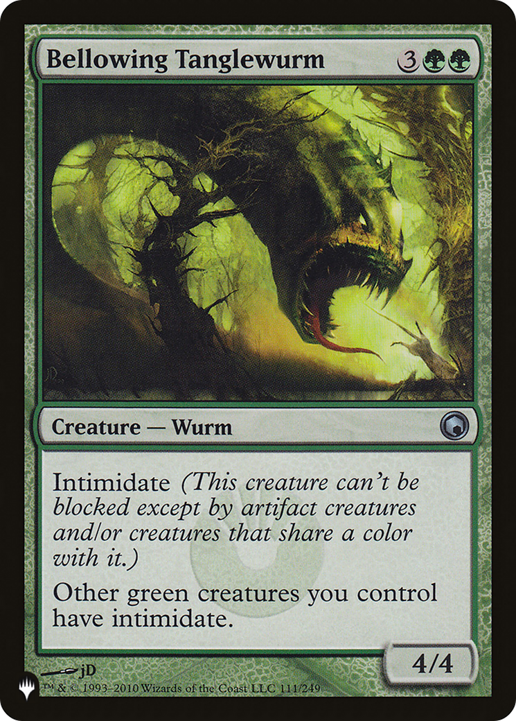Bellowing Tanglewurm (LIST-111/249) [The List]