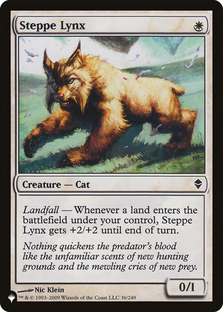 Steppe Lynx (LIST-36/249) [The List]