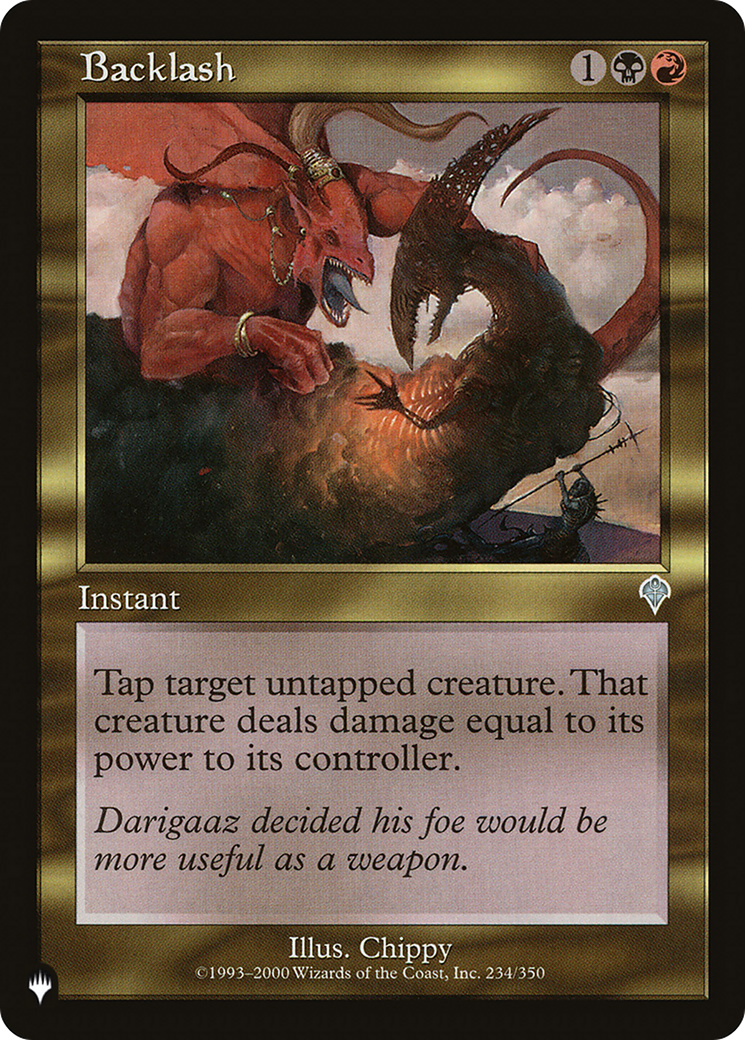 Backlash (LIST-234/350) [The List]