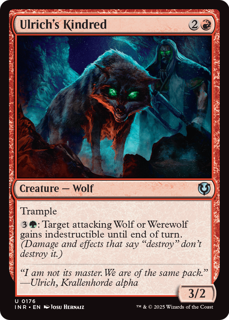 Ulrich's Kindred (INR-176) [Innistrad Remastered] Foil