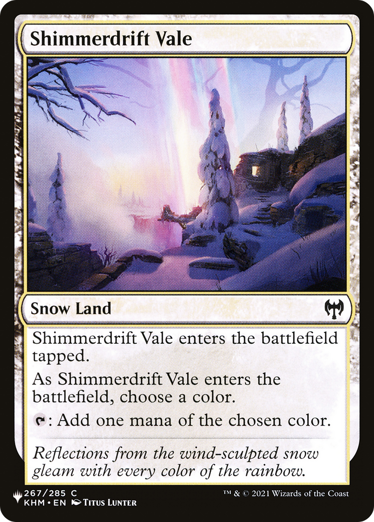 Shimmerdrift Vale (LIST-267/285) [The List]