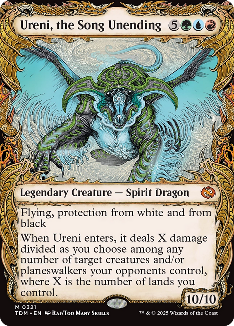 Ureni, the Song Unending (Showcase) (TDM-321) [Tarkir: Dragonstorm] Foil