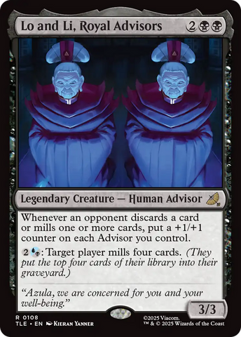 Lo and Li, Royal Advisors [Avatar: The Last Airbender: Eternal-Legal]