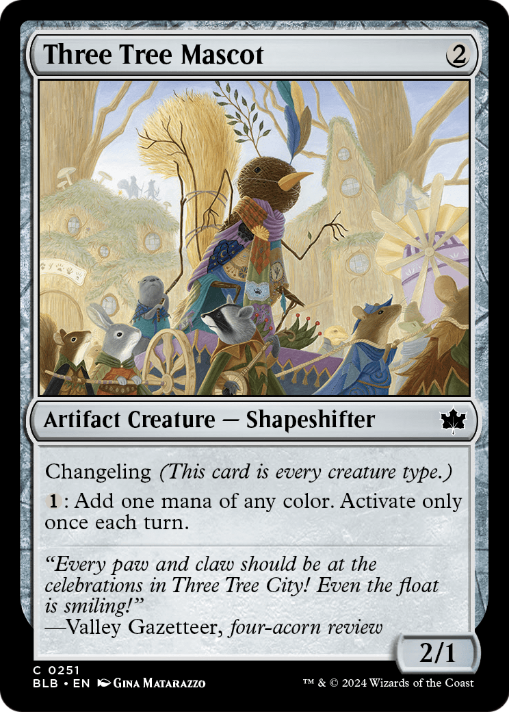 Three Tree Mascot (BLB-251) [Bloomburrow] Foil