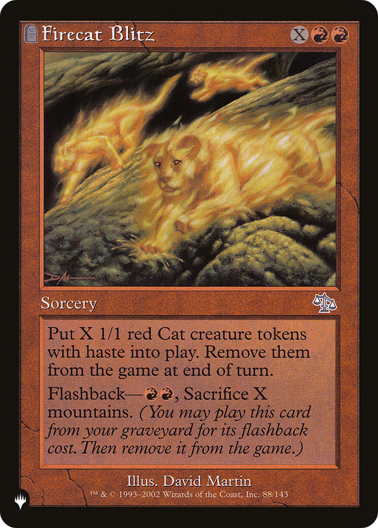 Firecat Blitz (LIST-88/143) [The List]