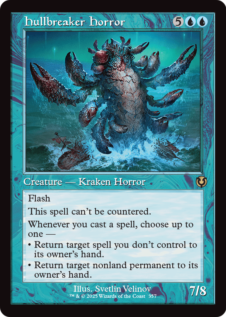Hullbreaker Horror (Retro Frame) (INR-357) [Innistrad Remastered] Foil