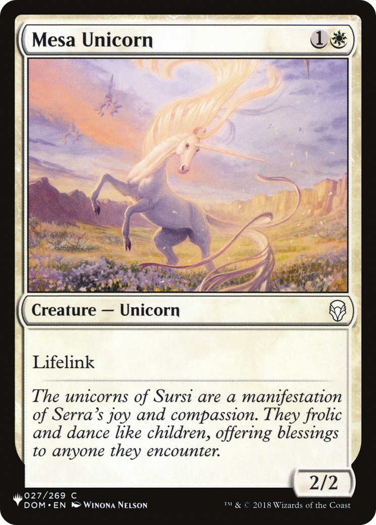 Mesa Unicorn (LIST-027/269) [The List]
