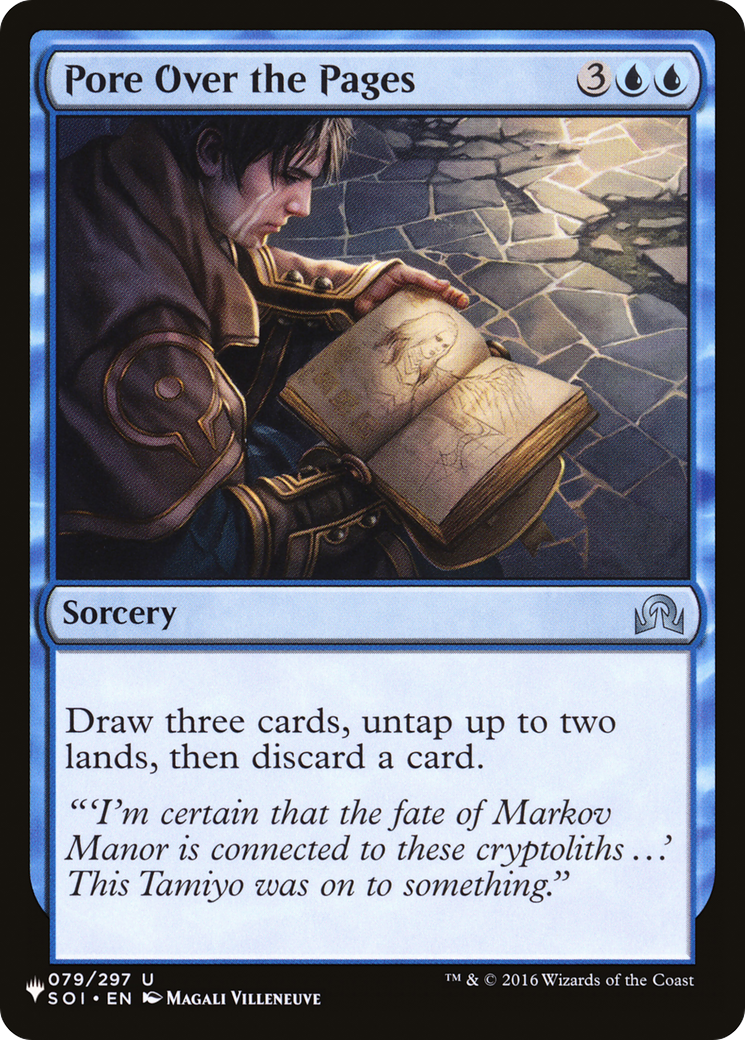 Pore Over the Pages (LIST-079/297) [The List]
