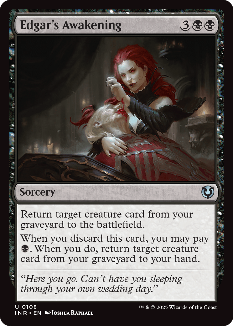 Edgar's Awakening (INR-108) [Innistrad Remastered] Foil