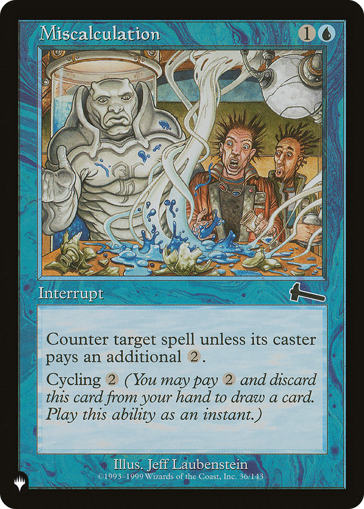 Miscalculation (LIST-36/143) [The List]