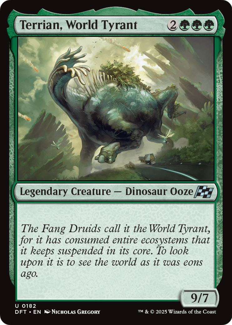 Terrian, World Tyrant (DFT-182) [Aetherdrift]