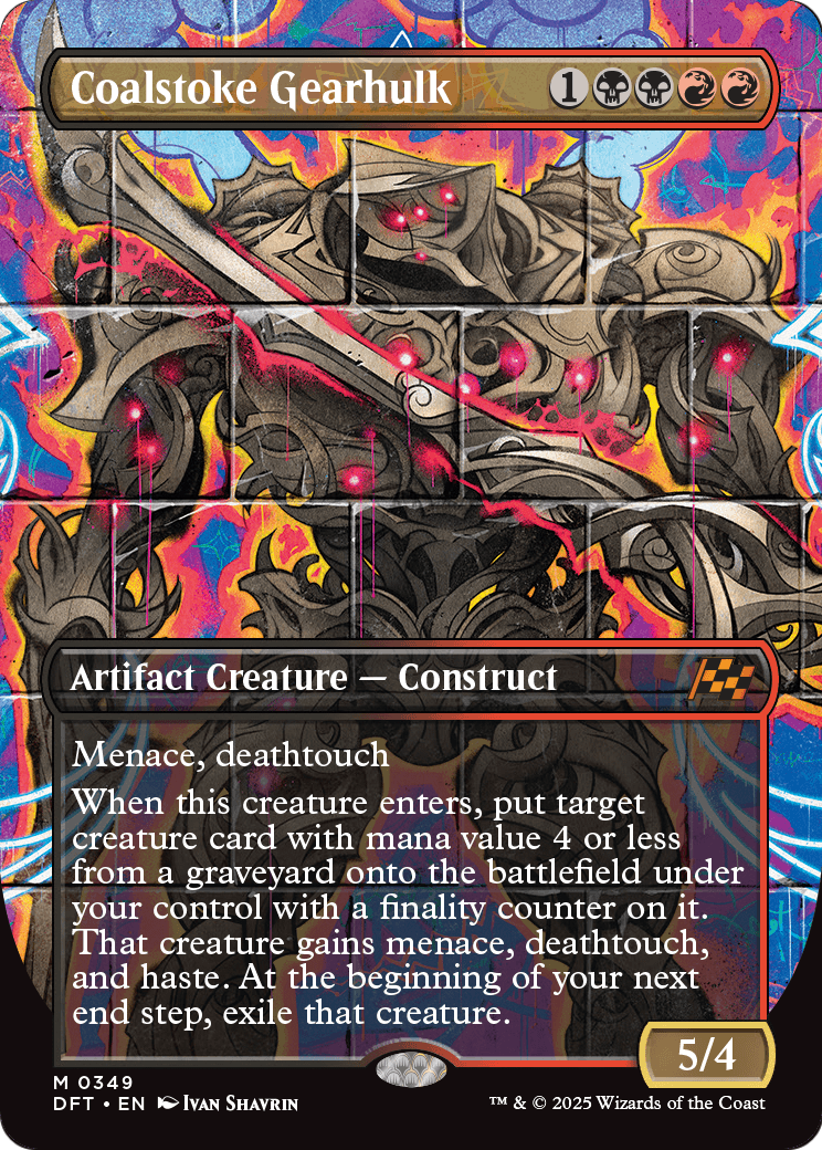 Coalstoke Gearhulk (Borderless) (DFT-349) [Aetherdrift]