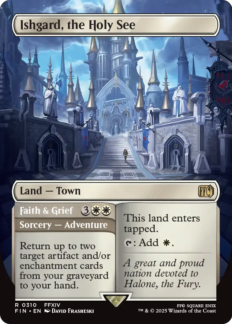 Ishgard, the Holy See (Borderless) (FIN-310) [FINAL FANTASY] Foil