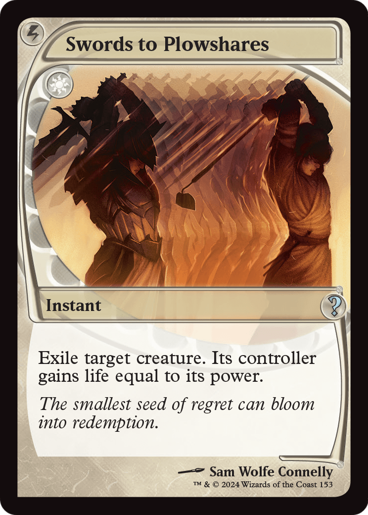 Swords to Plowshares (Future Sight) (MB2-153) [Mystery Booster 2] Foil