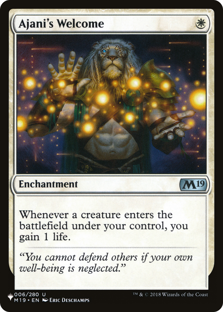 Ajani's Welcome (LIST-006/280) [The List]