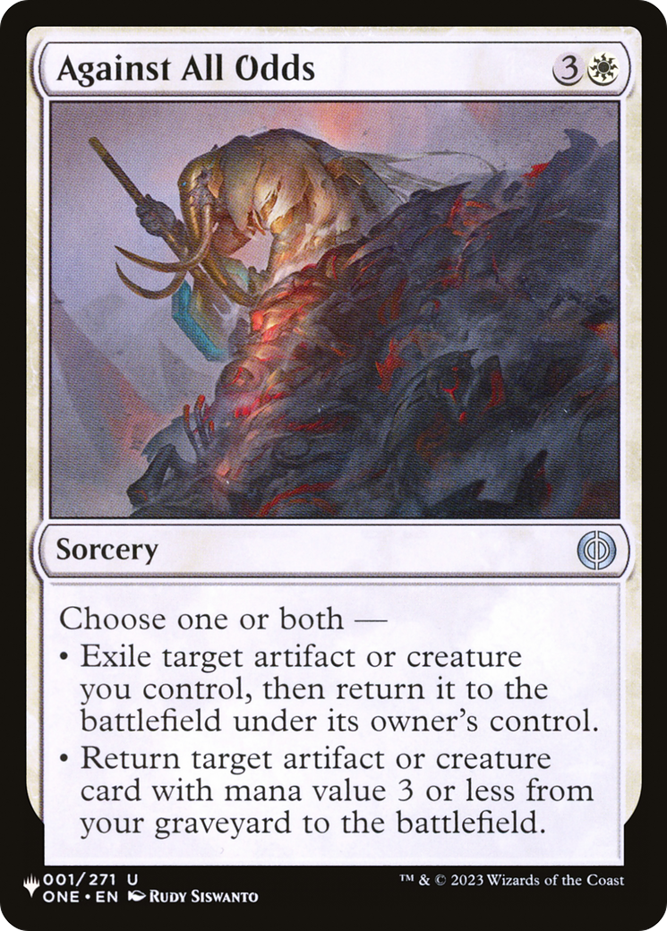 Against All Odds (LIST-001/271) [The List]