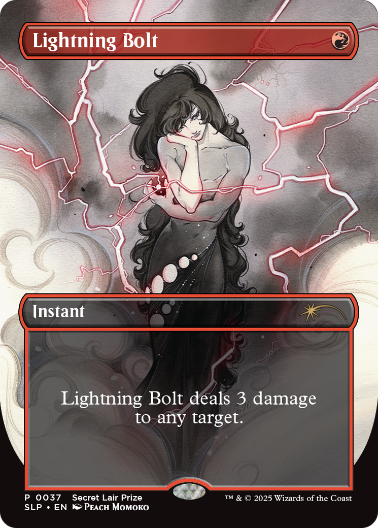 Lightning Bolt (SLP-037) [Secret Lair Showdown]