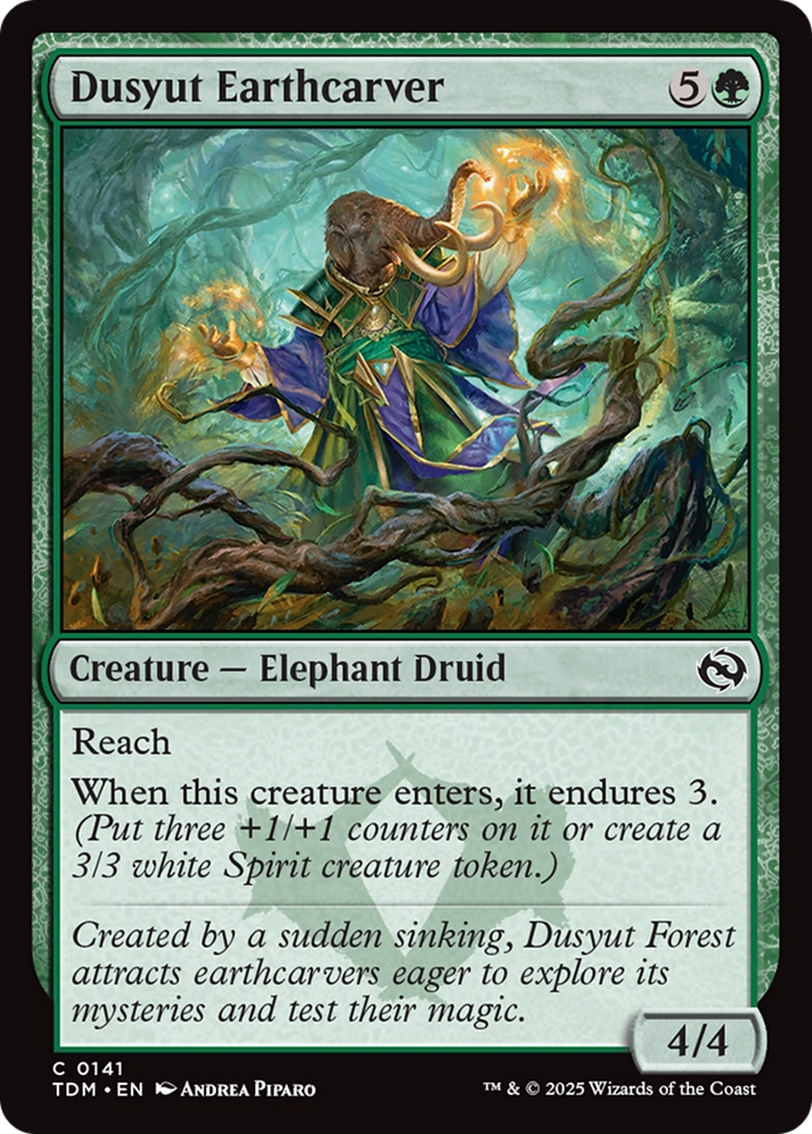 Dusyut Earthcarver (TDM-141) [Tarkir: Dragonstorm]