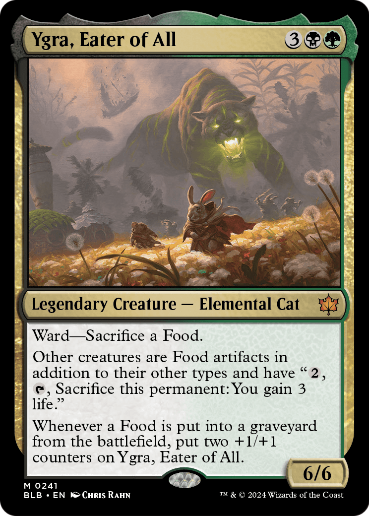 Ygra, Eater of All (BLB-241) [Bloomburrow] Foil