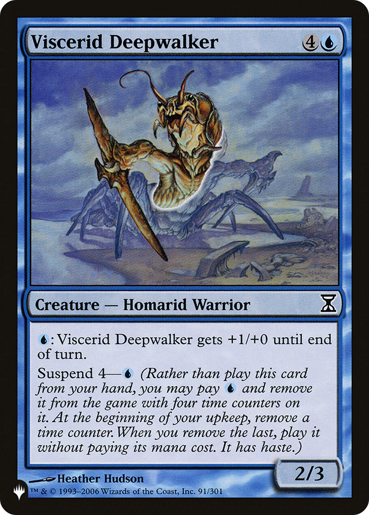 Viscerid Deepwalker (LIST-91/301) [The List]