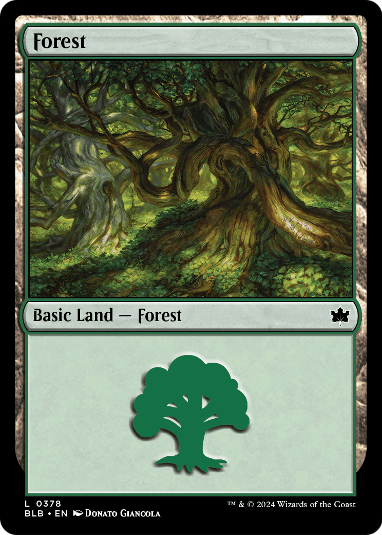 Forest (BLB-378) [Bloomburrow] Foil