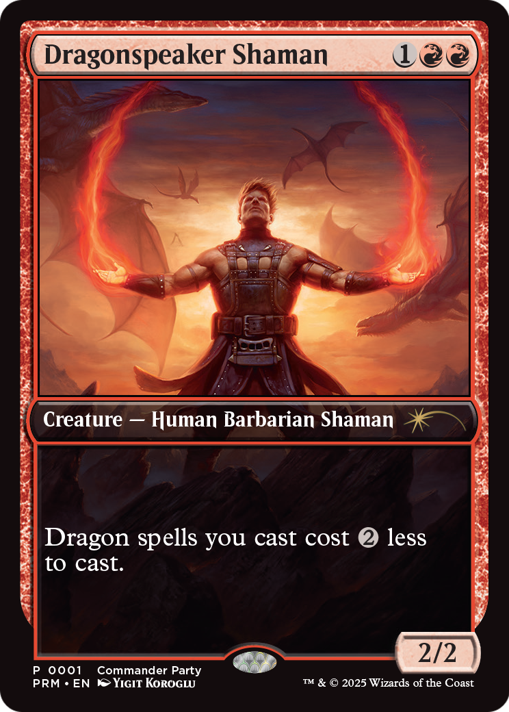 Dragonspeaker Shaman (WPN-001) [Wizards Play Network 2025]