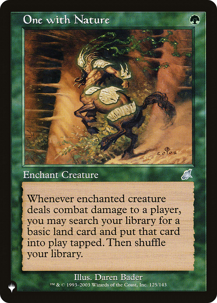 One with Nature (LIST-125/143) [The List]