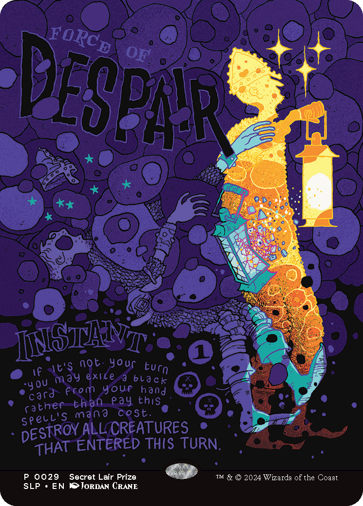 Force of Despair (SLP-029) (Borderless) [Secret Lair Showdown]