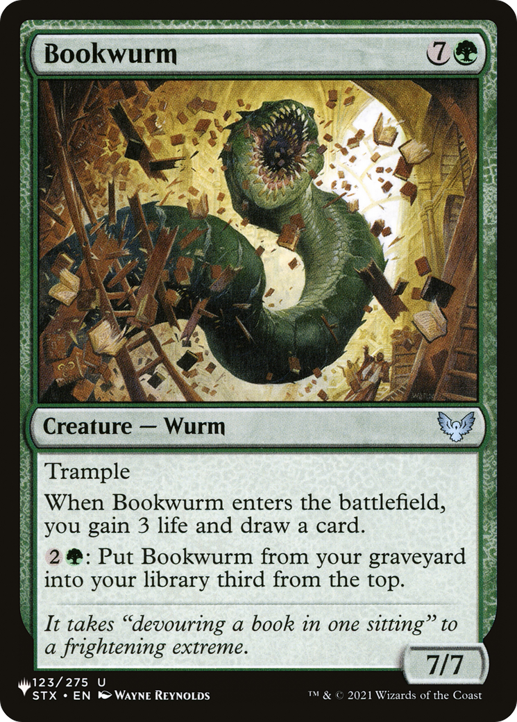 Bookwurm (LIST-123/275) [The List]