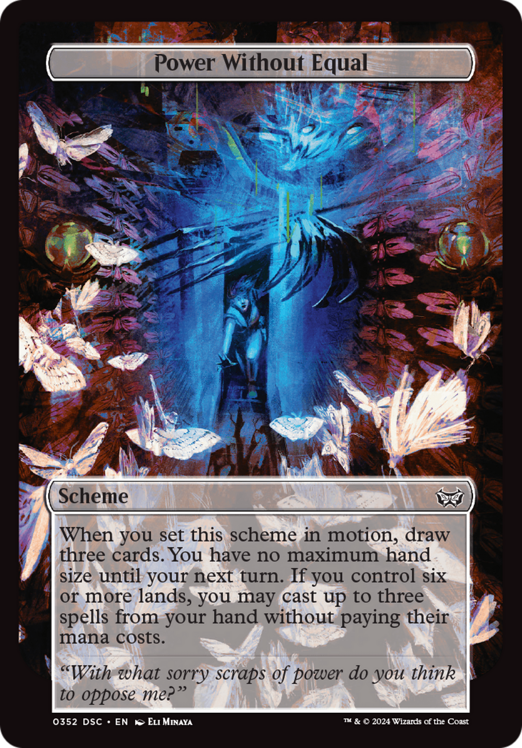 Power Without Equal (Full Art) (A:DSC-352) [Duskmourn: House of Horror Commander]