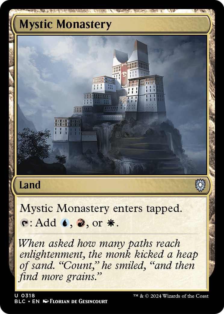 Mystic Monastery (BLC-318) [Bloomburrow Commander]