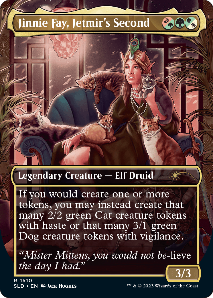 Jinnie Fay, Jetmir's Second (SLD-1510) (Borderless) [Secret Lair Drop] Foil