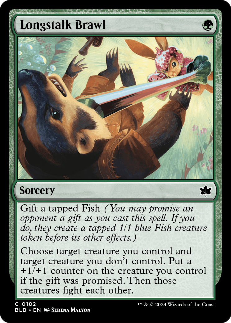 Longstalk Brawl (BLB-182) [Bloomburrow]