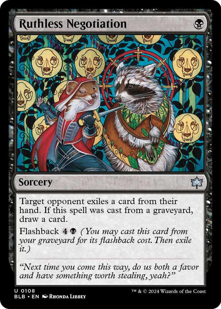 Ruthless Negotiation (BLB-108) [Bloomburrow]