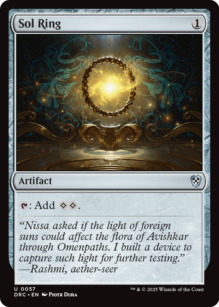 Sol Ring (DRC-057) [Commander: Aetherdrift]