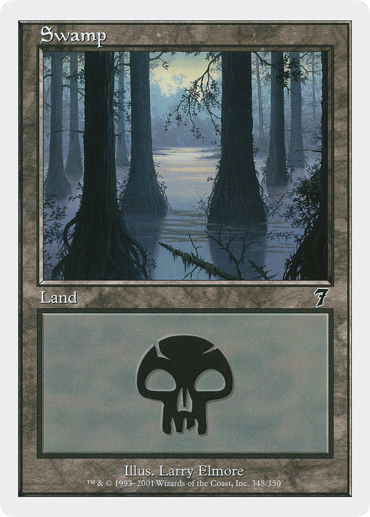 Swamp (7ED-348) [7th Edition] Foil