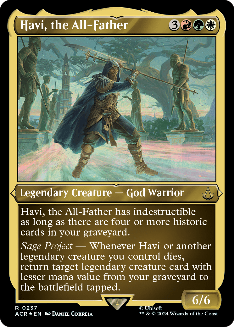 Havi, the All-Father (Foil Etched) (ACR-237) [Assassin's Creed] Foil
