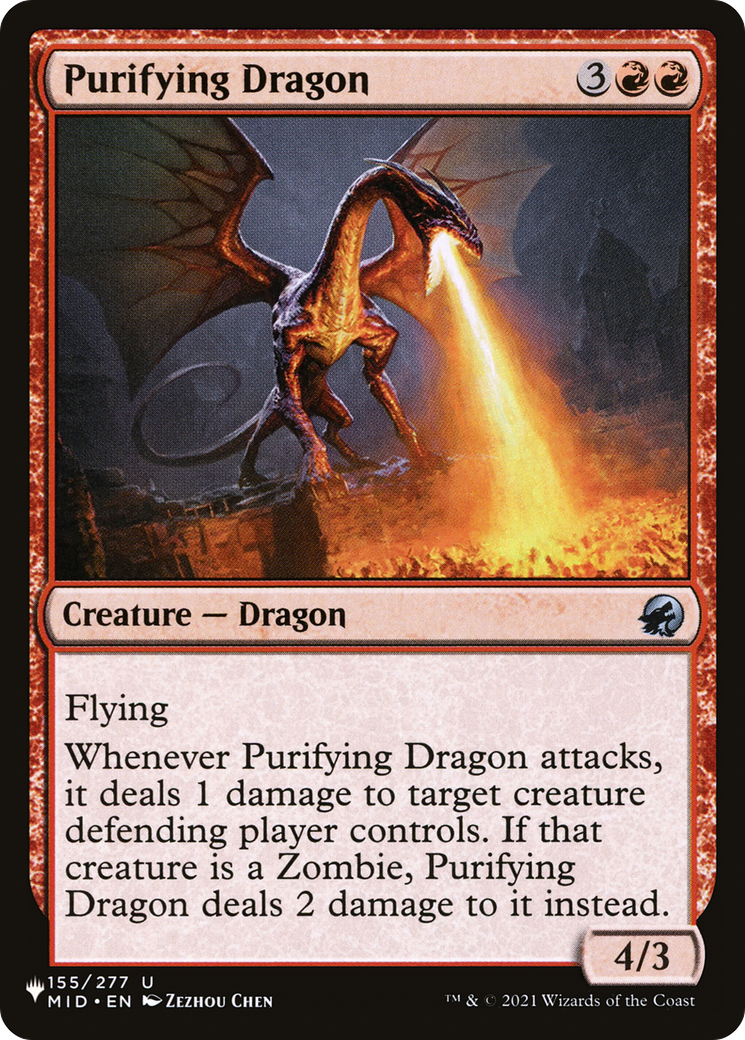 Purifying Dragon (LIST-155/277) [The List]