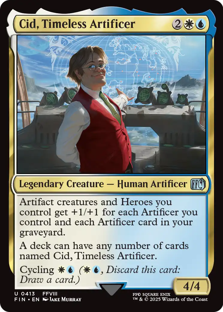 Cid, Timeless Artificer (FIN-413) [FINAL FANTASY] Foil