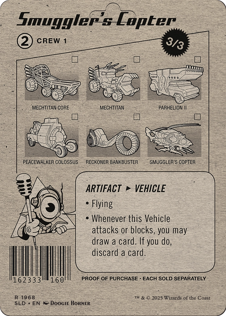 Smuggler's Copter (SLD-1968) (Borderless) [Secret Lair Drop]