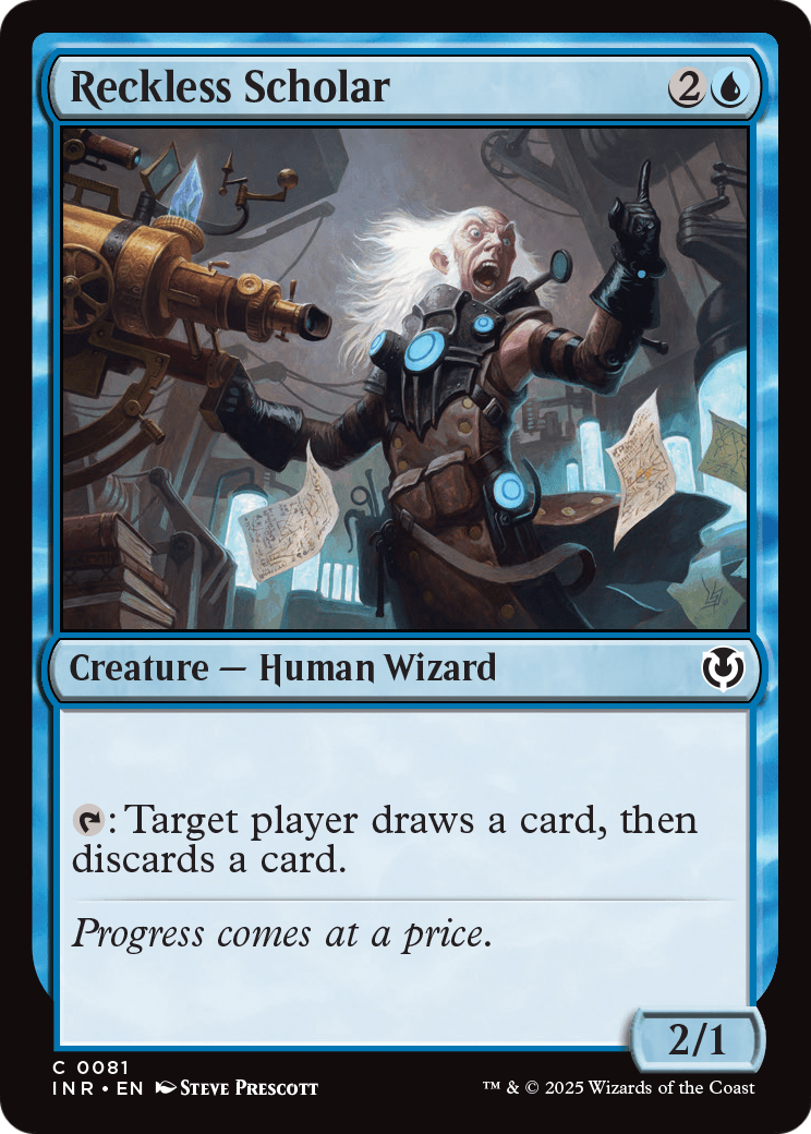 Reckless Scholar (INR-081) [Innistrad Remastered]